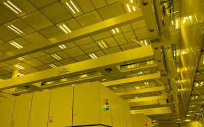 Installation and alignment of Class 10 Cleanroom Crain Rail