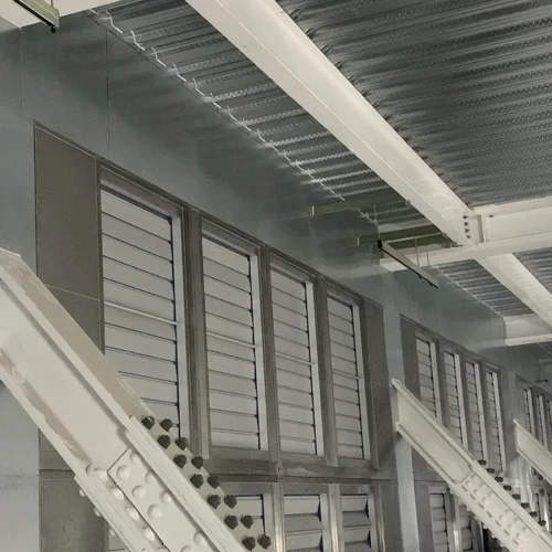 Structural Supports & Controlled Environment Wall Installation